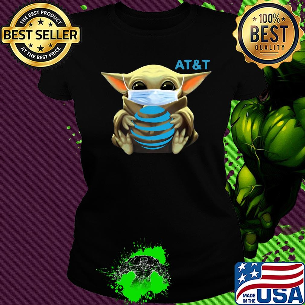 Baby yoda hug at&t covid-19 s Ladies tee Baby yoda hug at&t covid-19 s Ladies tee