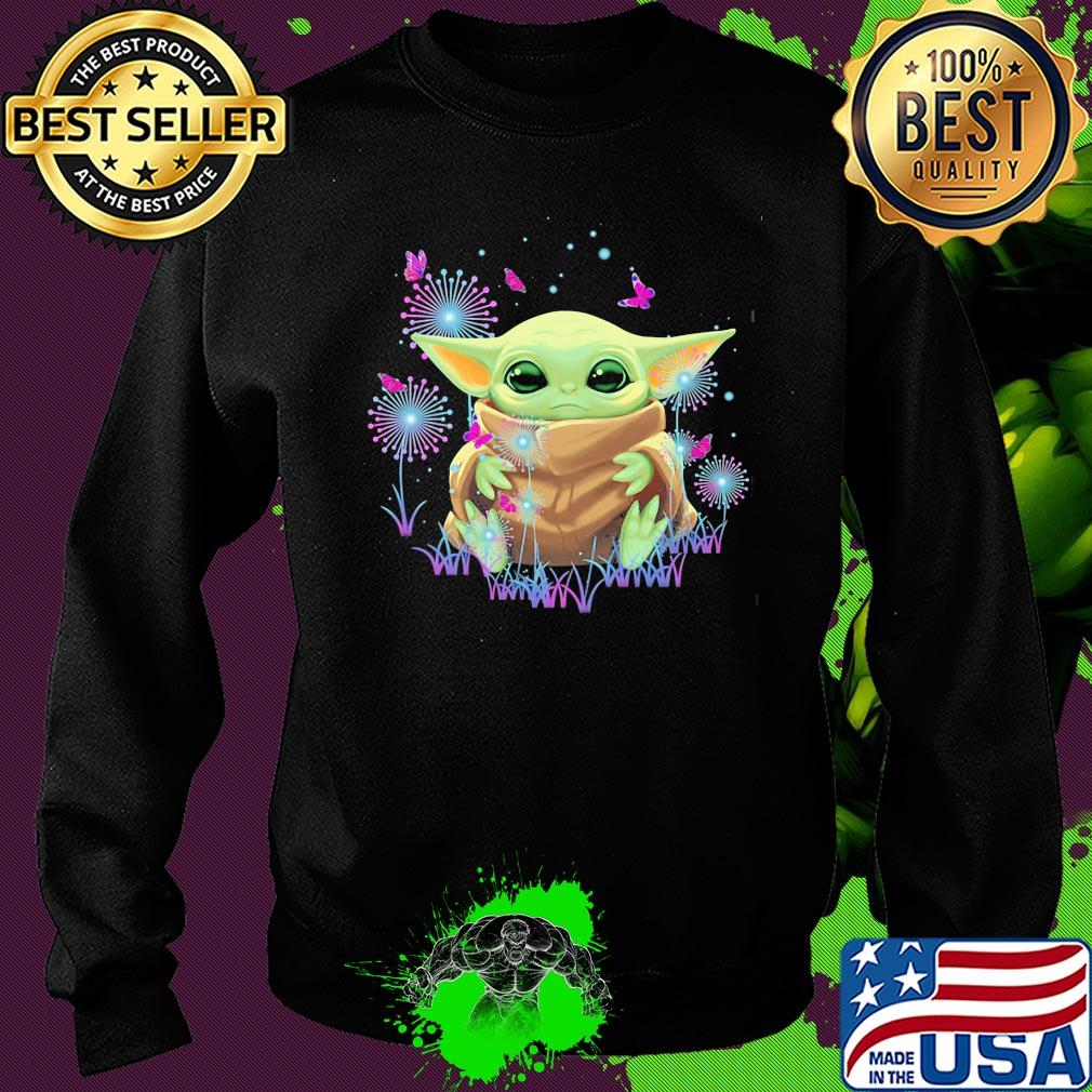 Baby Yoda hug dandelion s Sweater Baby Yoda hug dandelion s Sweater