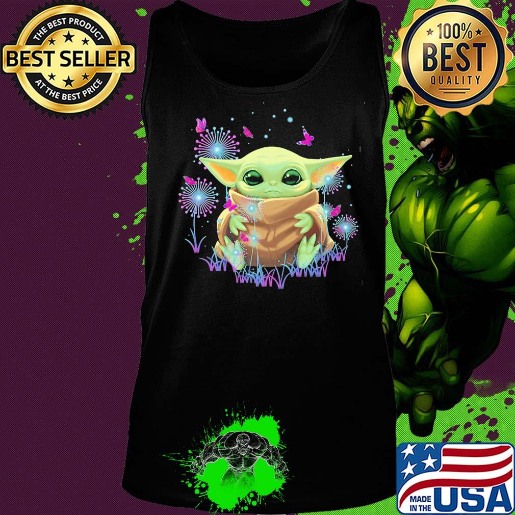 Baby Yoda hug dandelion s Tank top Baby Yoda hug dandelion s Tank top