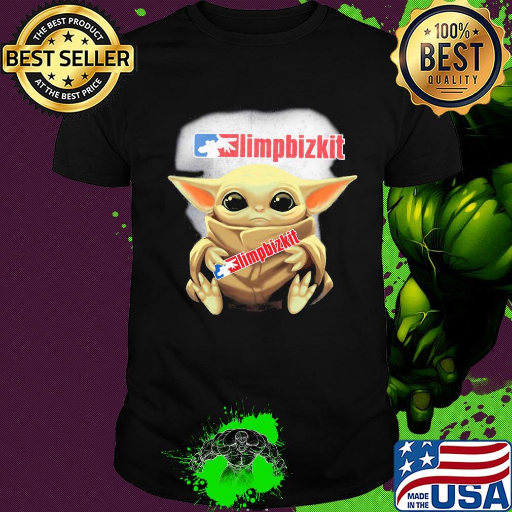 Baby yoda hug limpbizkit shirt