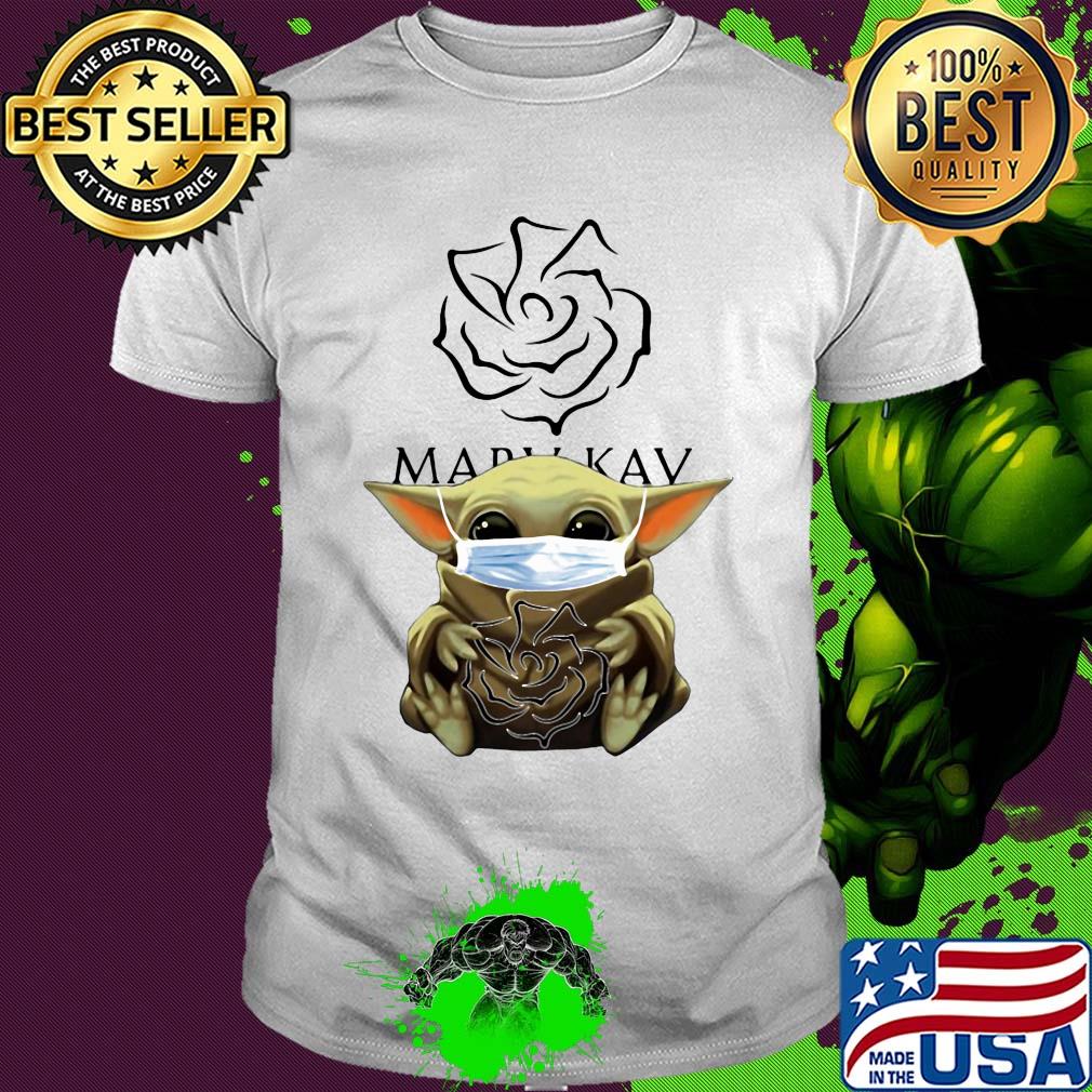 Baby yoda hug mary kay covid-19 shirt