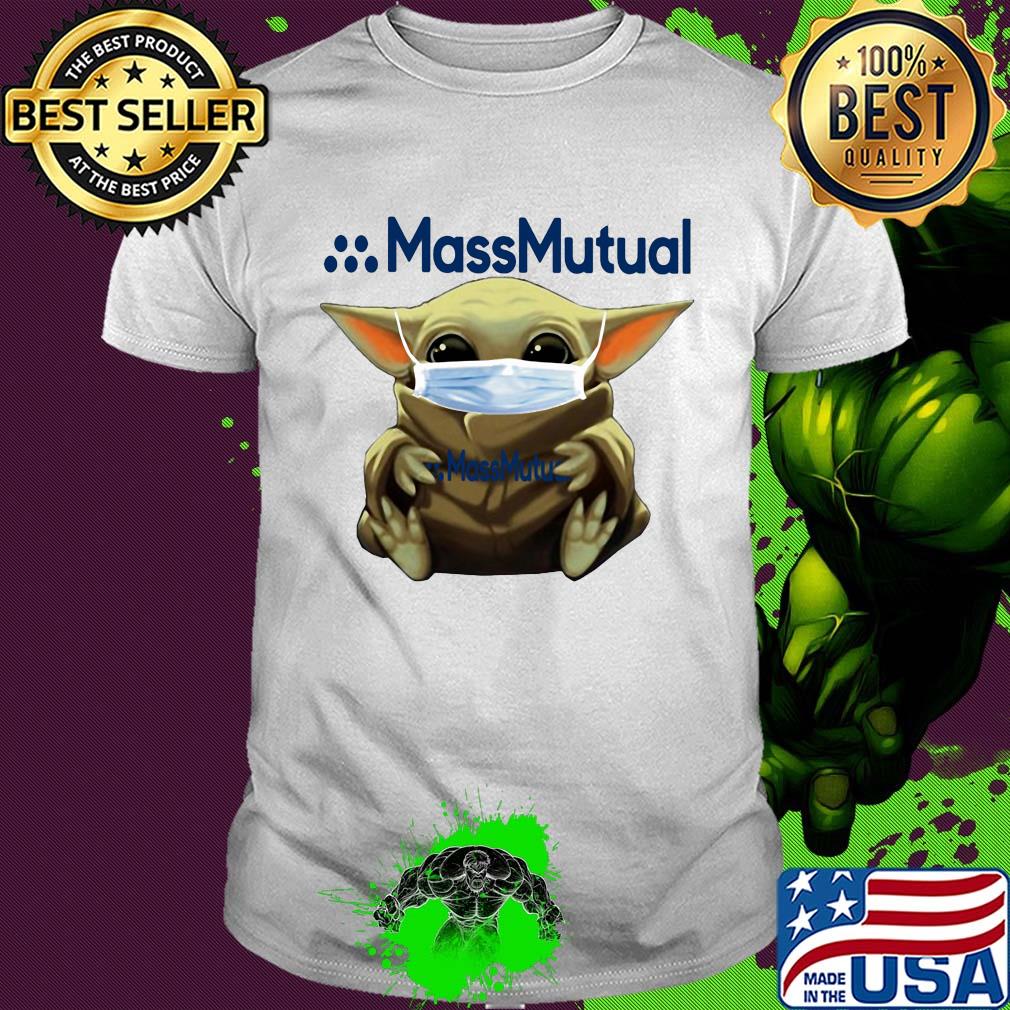 Baby yoda hug massmutual covid-19 shirt