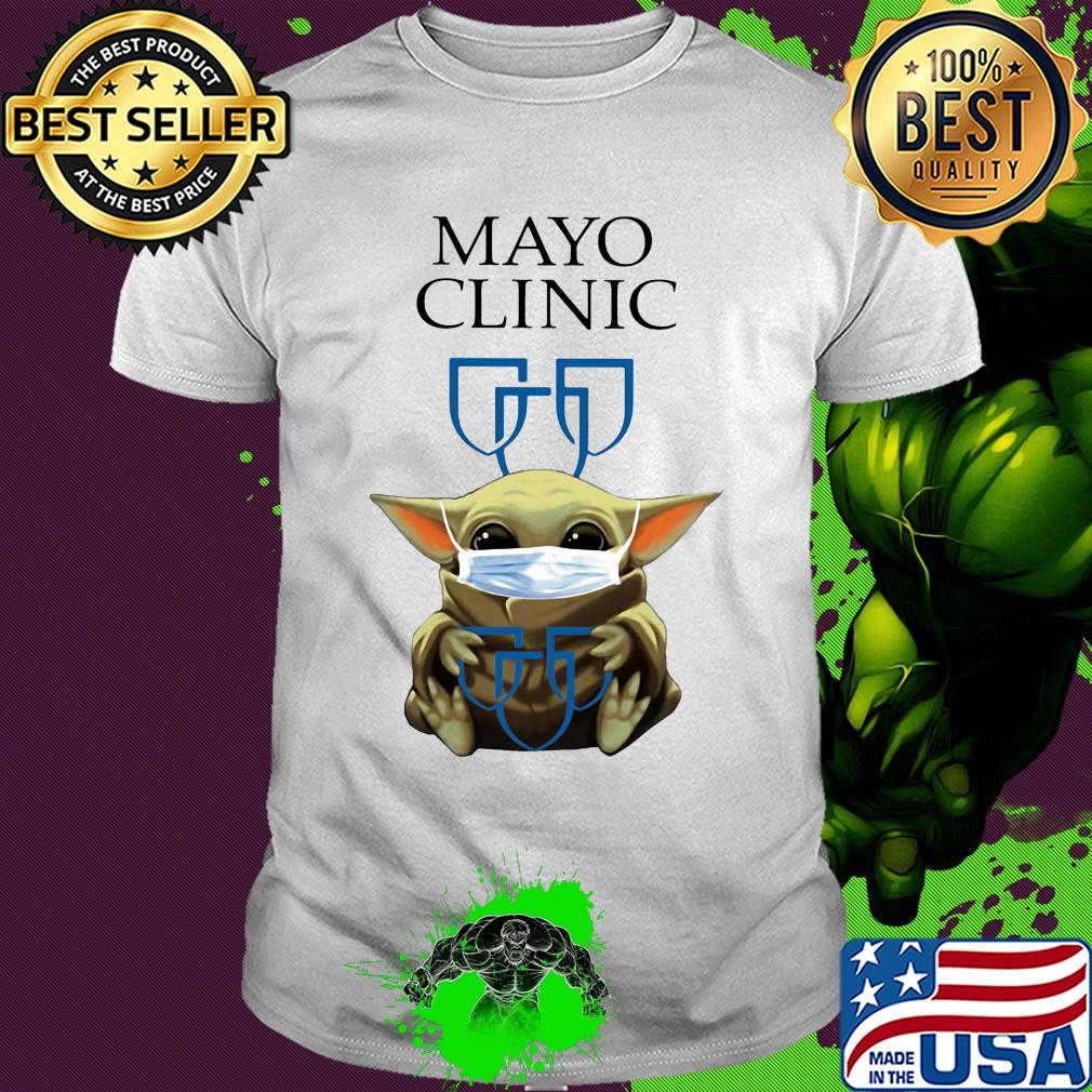 Baby yoda hug mayo clinic covid-19 2020 shirt