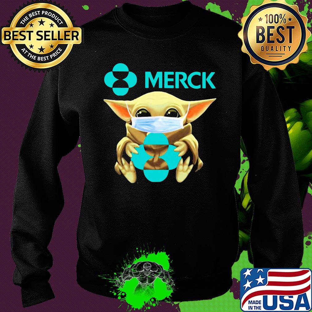 Baby Yoda hug Merck mask s Sweater Baby Yoda hug Merck mask s Sweater