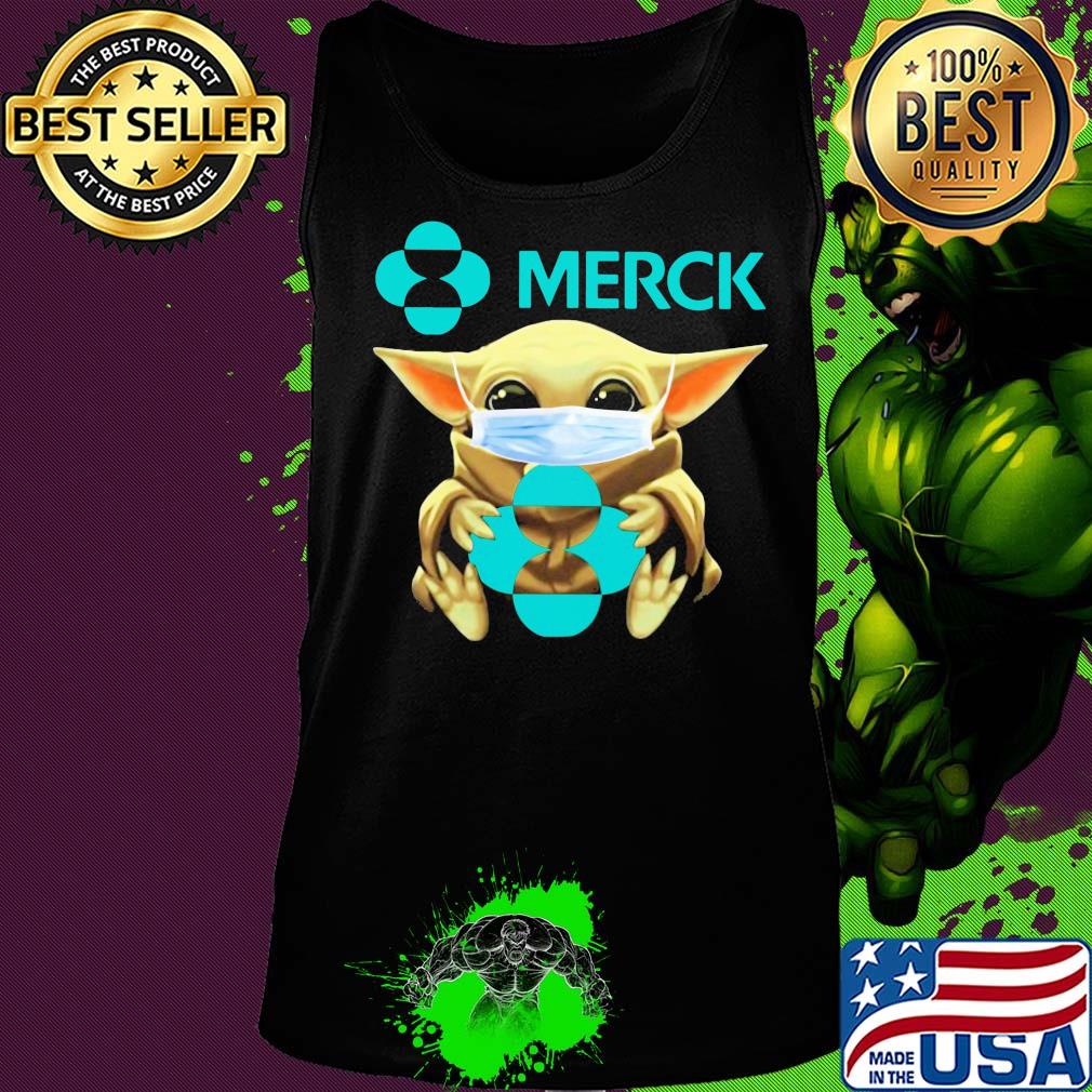 Baby Yoda hug Merck mask s Tank top Baby Yoda hug Merck mask s Tank top