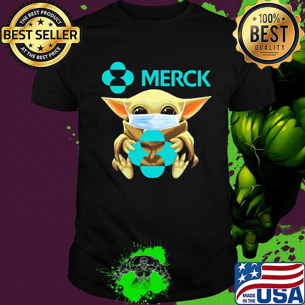 Baby Yoda hug Merck mask shirt