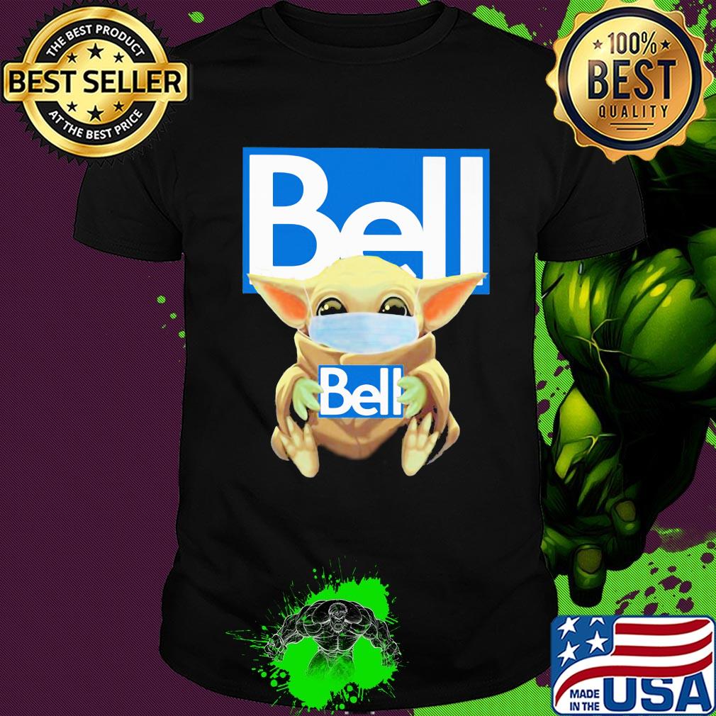 Baby Yoda mask hug Bell shirt