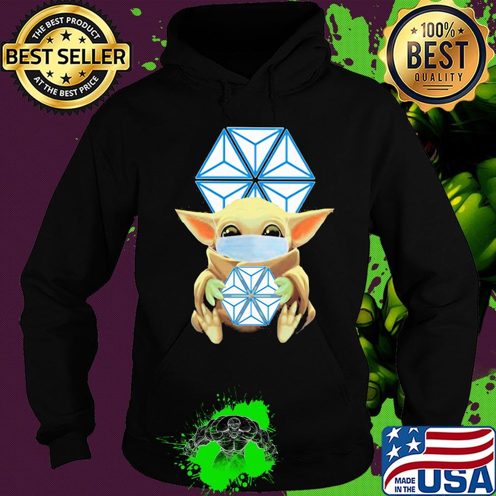 Baby Yoda mask hug Bristol Myers Squibb s Hoodie Baby Yoda mask hug Bristol Myers Squibb s Hoodie