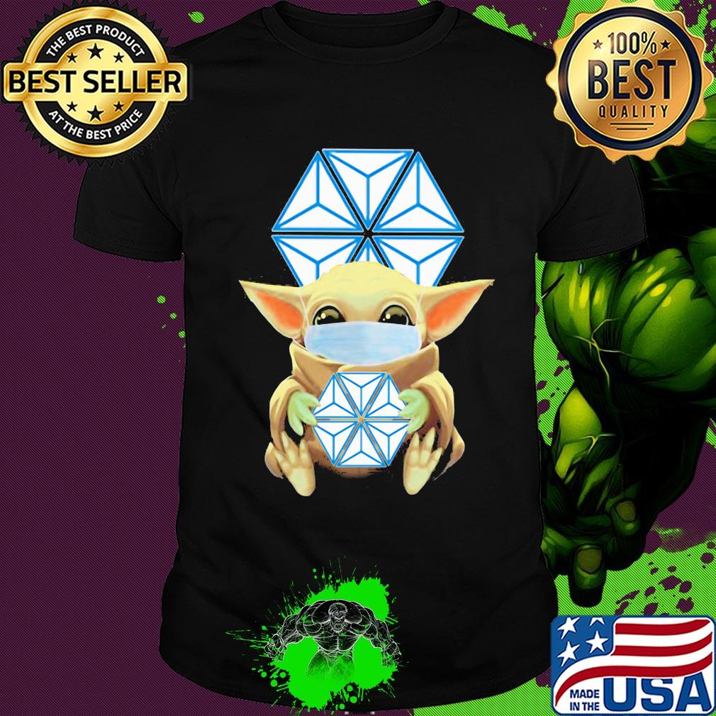 Baby Yoda mask hug Bristol Myers Squibb shirt Baby Yoda mask hug Bristol Myers Squibb shirt