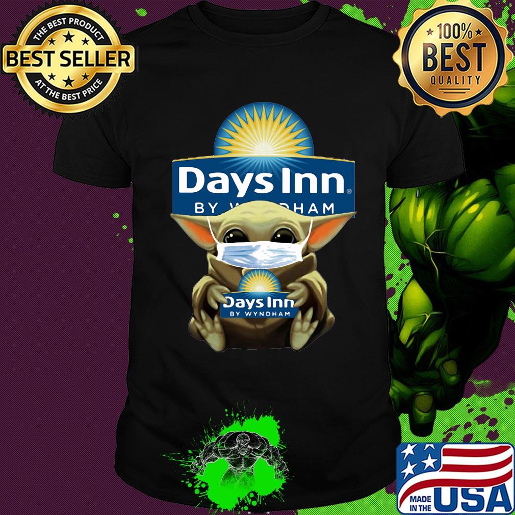 Baby Yoda mask hug Days Inn by Wyndham shirt