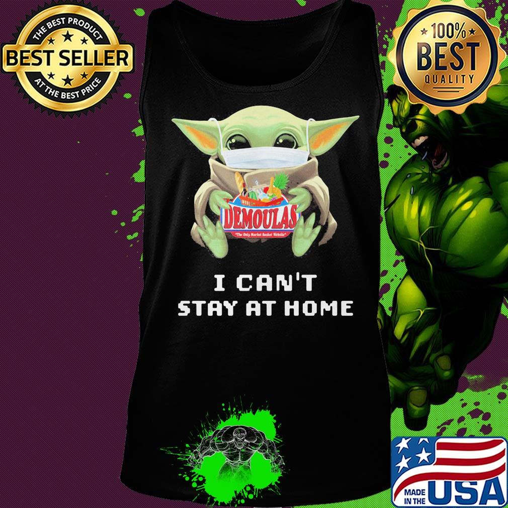 Baby Yoda mask hug Demoulas I can't stay at home s Tank top Baby Yoda mask hug Demoulas I can't stay at home s Tank top