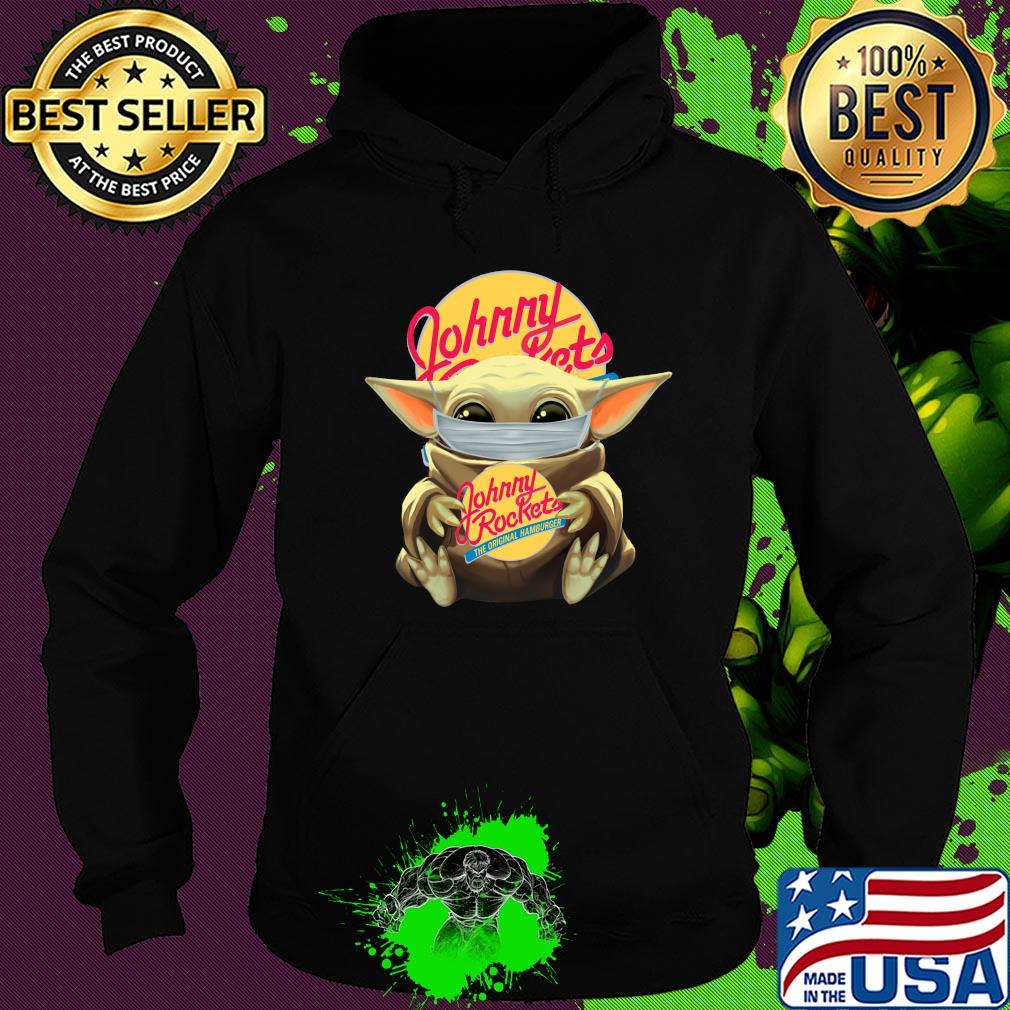 Baby Yoda mask hug Fohrry Rockets s Hoodie Baby Yoda mask hug Fohrry Rockets s Hoodie