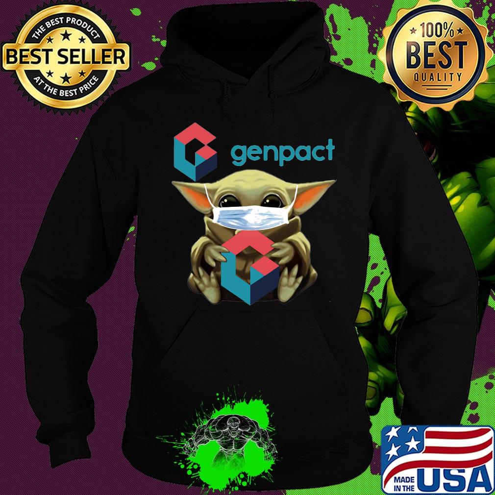 Baby Yoda mask hug Genpact s Hoodie Baby Yoda mask hug Genpact s Hoodie