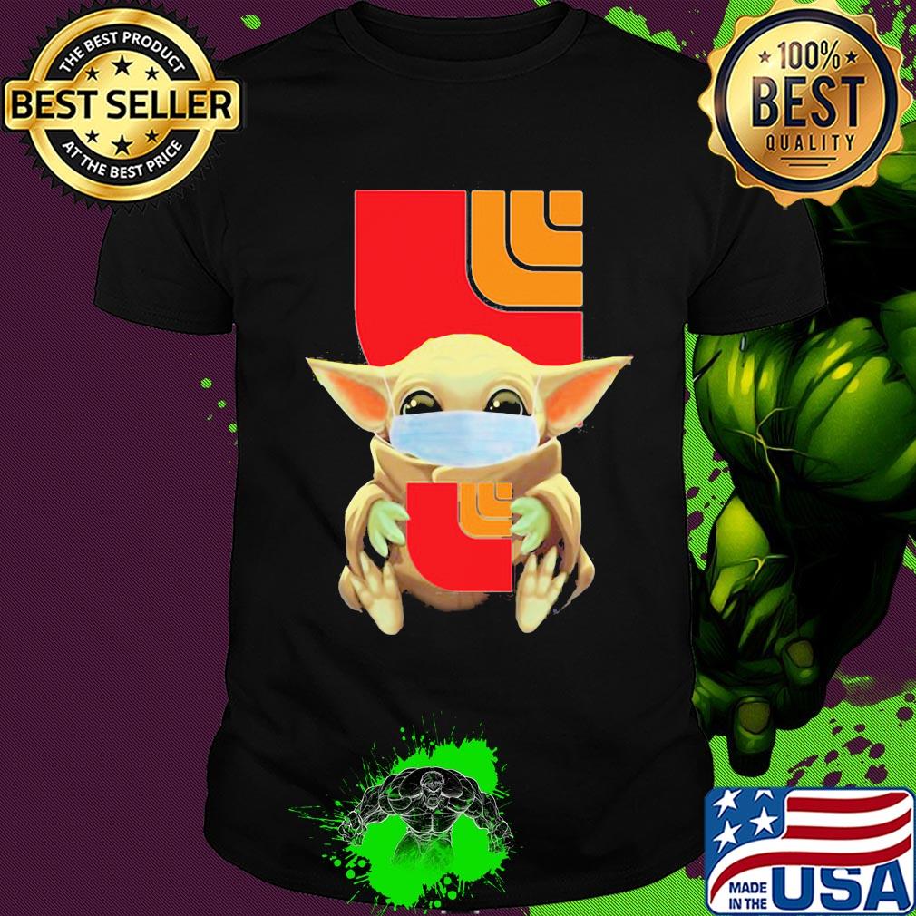 Baby Yoda mask hug Loblaws shirt