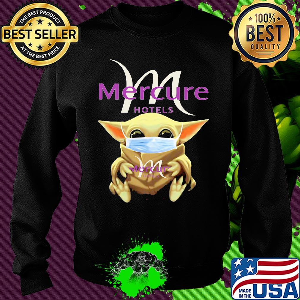 Baby Yoda mask hug Mercure Hotels s Sweater Baby Yoda mask hug Mercure Hotels s Sweater