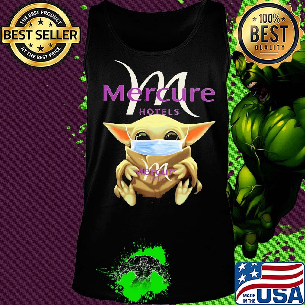 Baby Yoda mask hug Mercure Hotels s Tank top Baby Yoda mask hug Mercure Hotels s Tank top