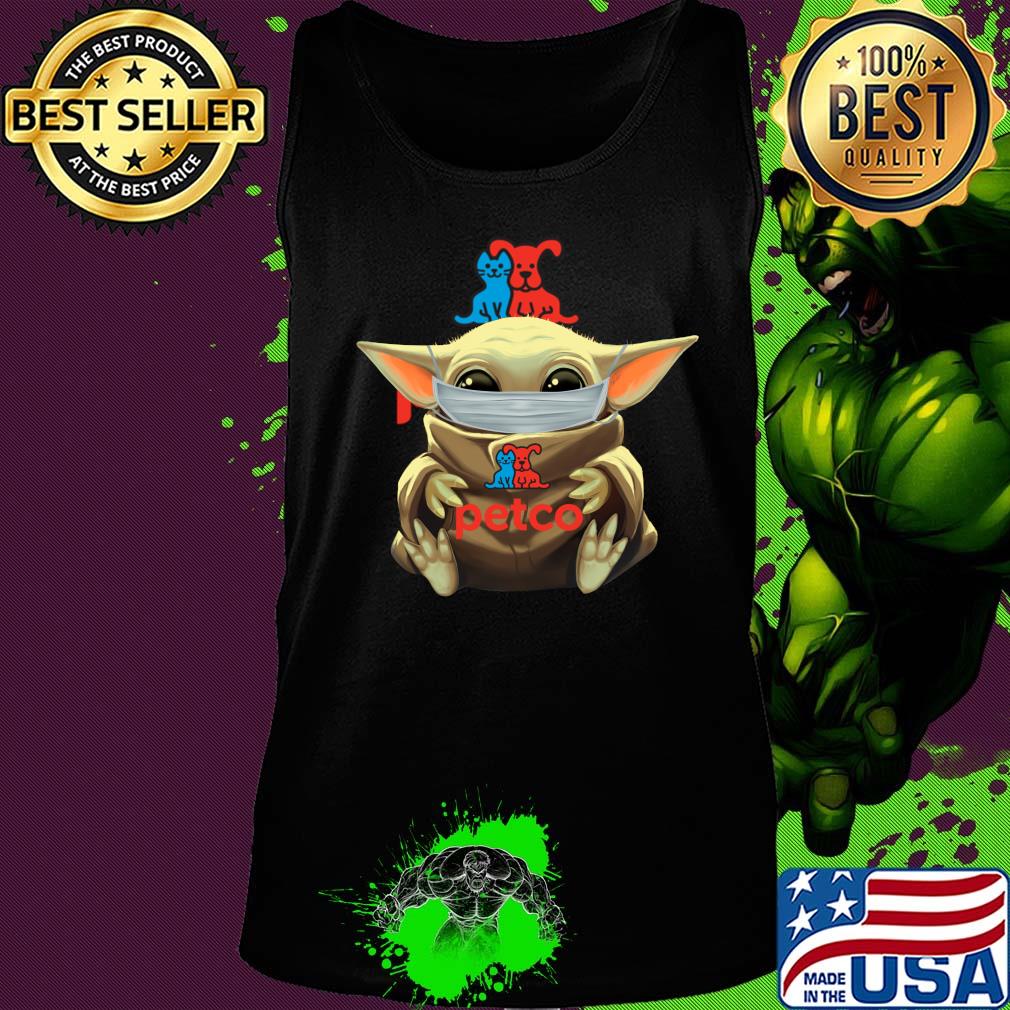 Baby Yoda mask hug Petco s Tank top Baby Yoda mask hug Petco s Tank top