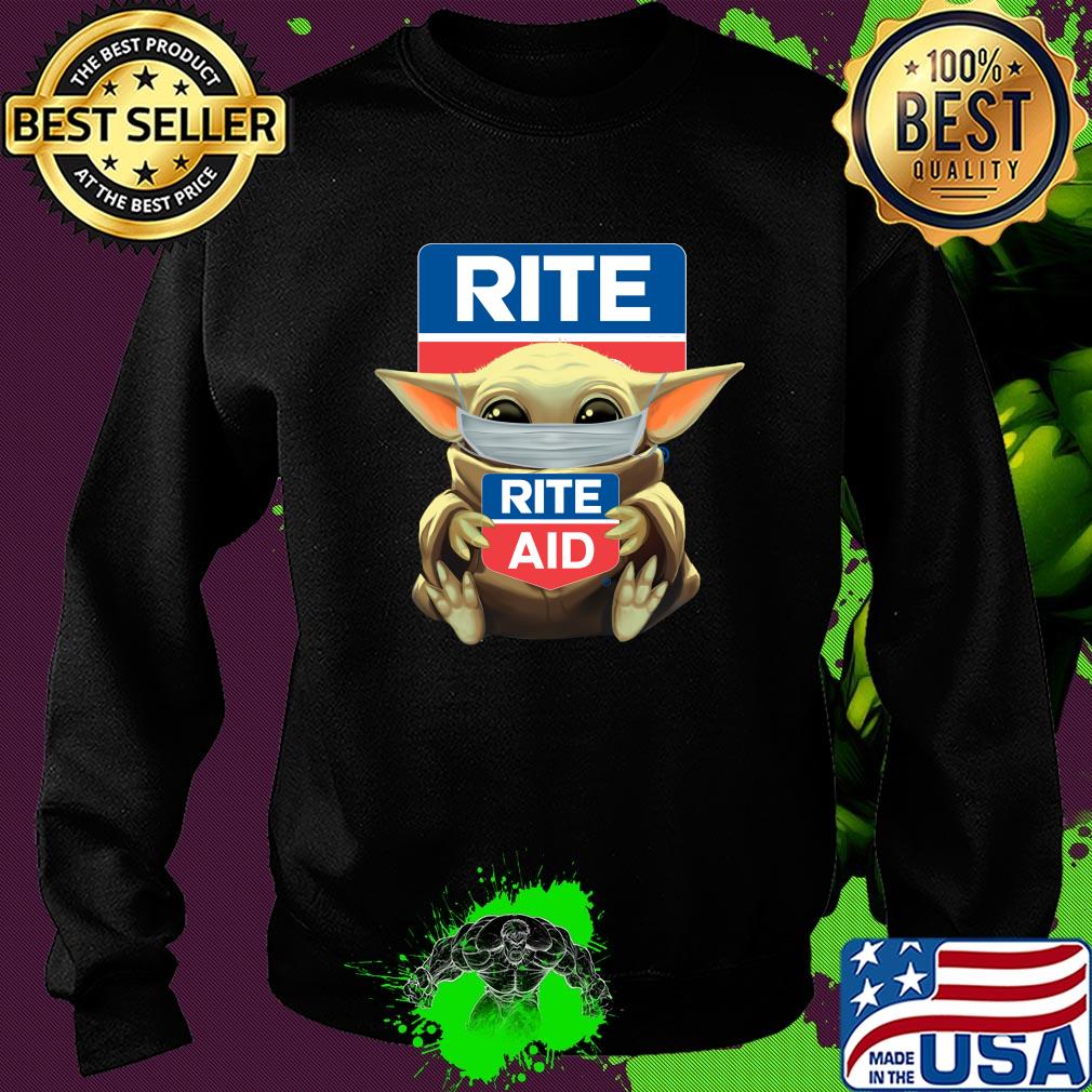 Baby Yoda mask hug Rite Aid s Sweater Baby Yoda mask hug Rite Aid s Sweater