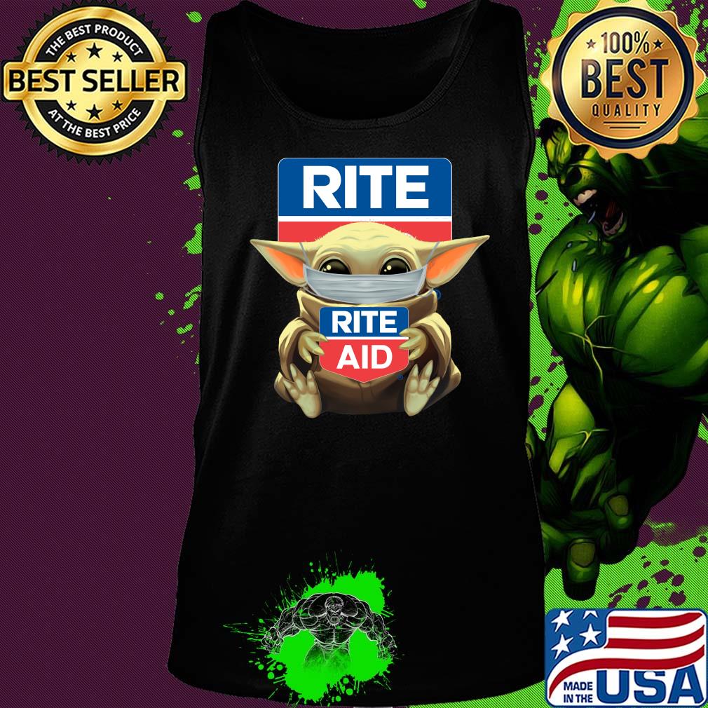 Baby Yoda mask hug Rite Aid s Tank top Baby Yoda mask hug Rite Aid s Tank top