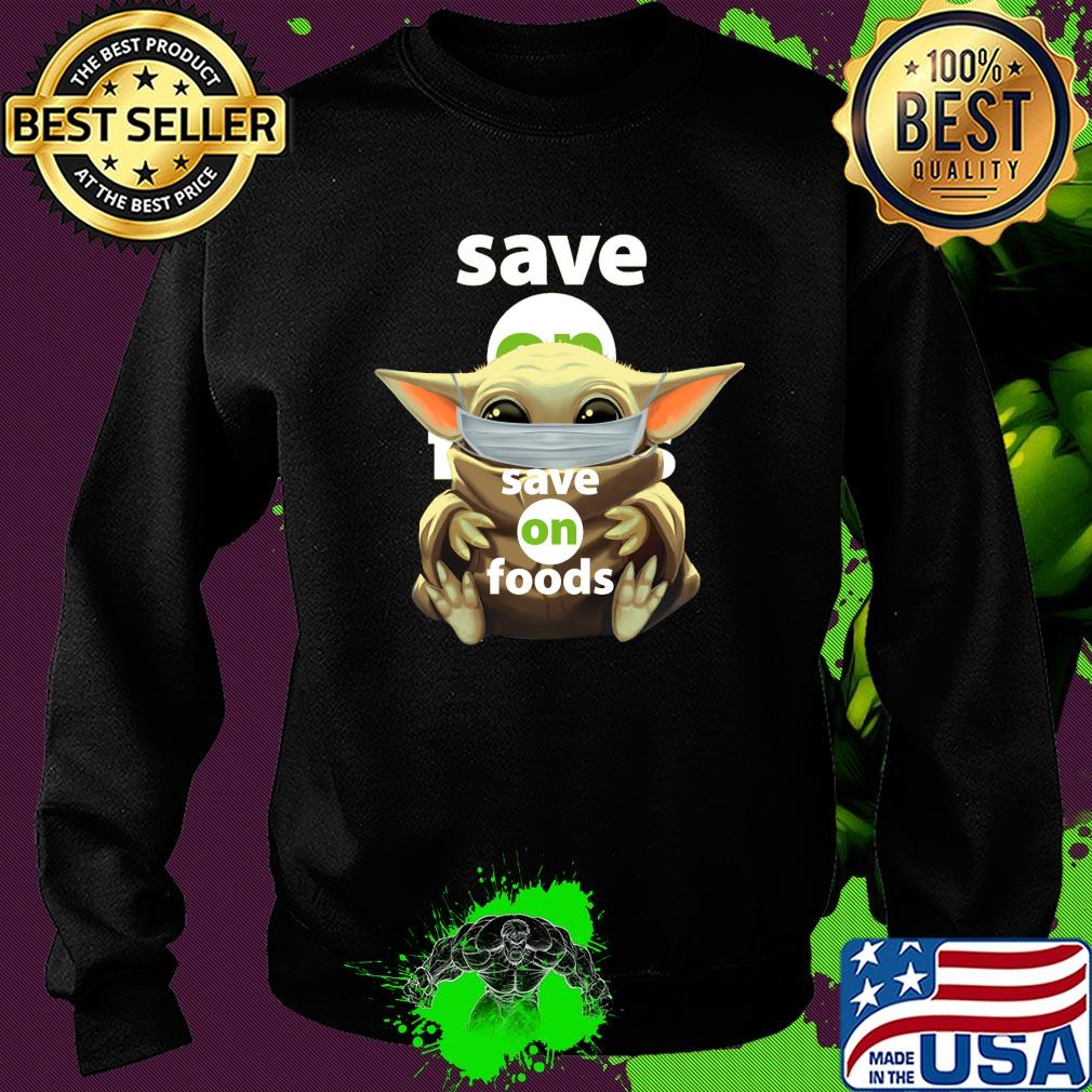 Baby Yoda mask hug Save on Foods s Sweater Baby Yoda mask hug Save on Foods s Sweater