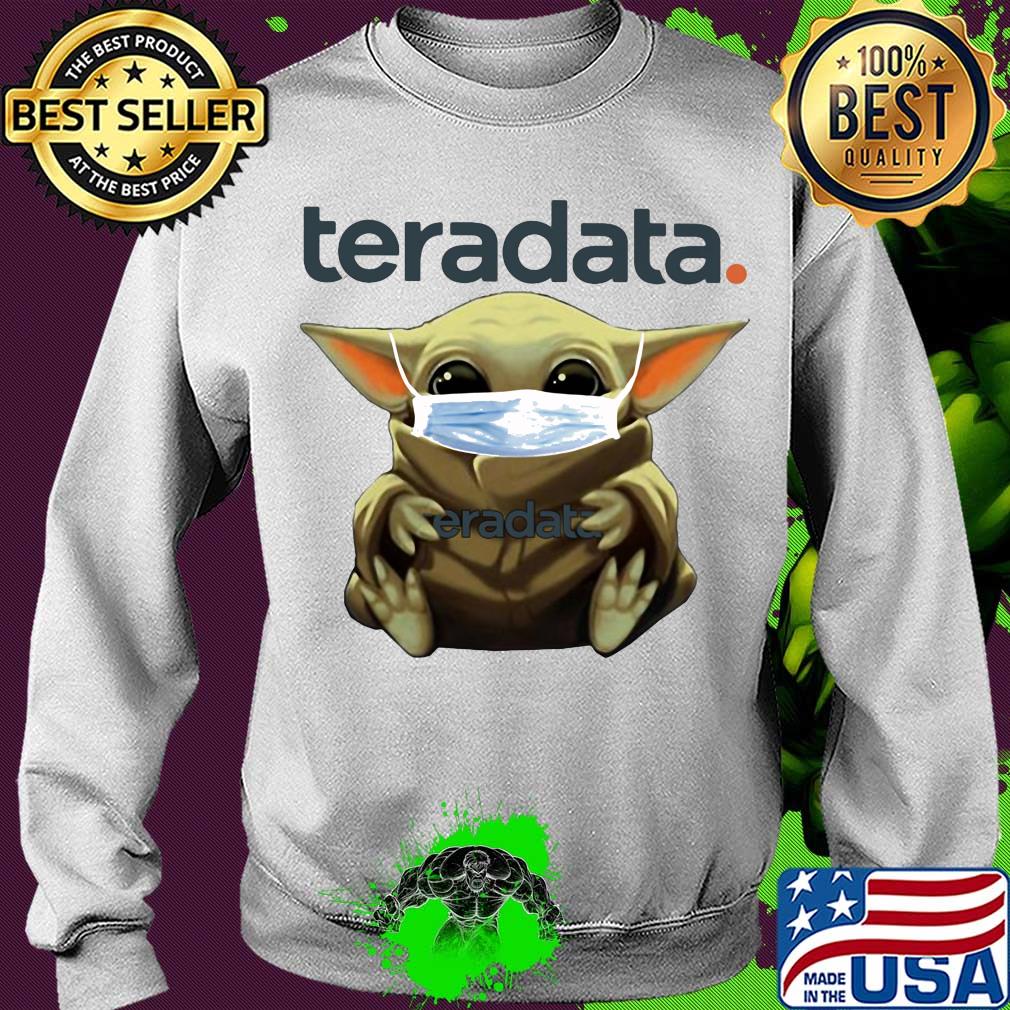 Baby Yoda mask hug Teradata s Sweater Baby Yoda mask hug Teradata s Sweater