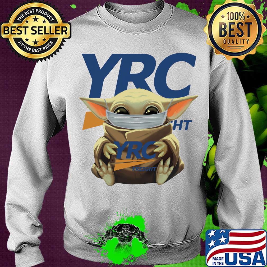 Baby Yoda Mask Hug Yrc Freight Shirt Sweater Baby Yoda Mask Hug Yrc Freight Shirt Sweater