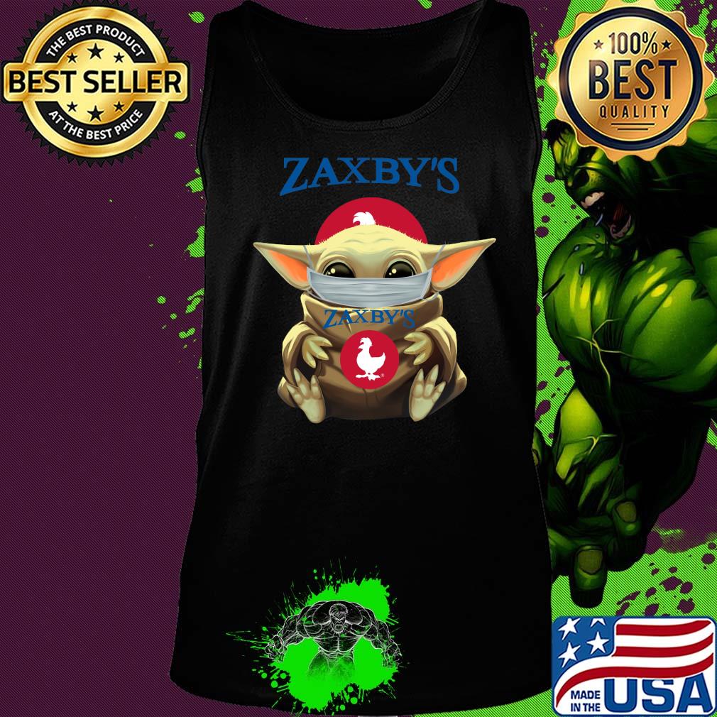 Baby Yoda mask hug Zaxby's s Tank top Baby Yoda mask hug Zaxby's s Tank top