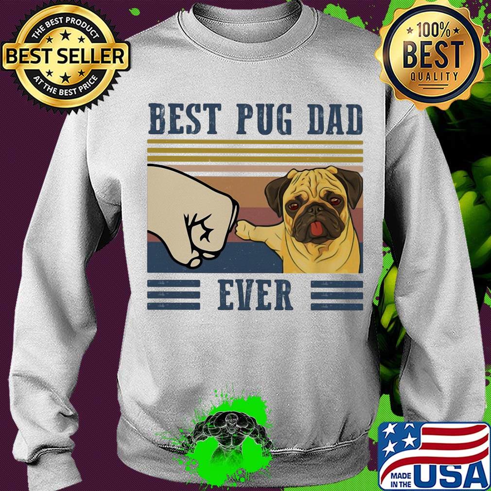 Best Pug dad ever vintage t-s Sweater Best Pug dad ever vintage t-s Sweater