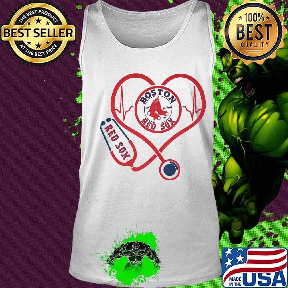 Boston red sox stethoscope heart s Tank top Boston red sox stethoscope heart s Tank top