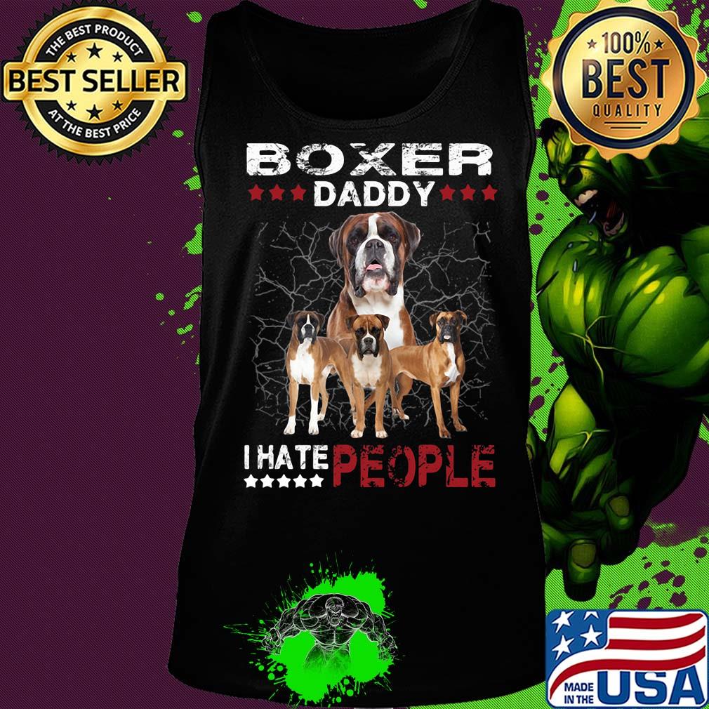 Boxer daddy i hate people stars s Tank top Boxer daddy i hate people stars s Tank top