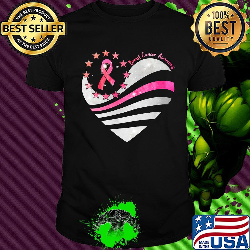 Breast cancer awareness heart shirt