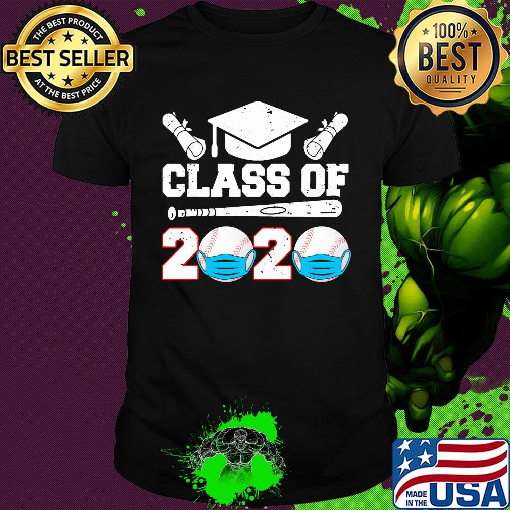 class of 2020 mask Baseball shirt
