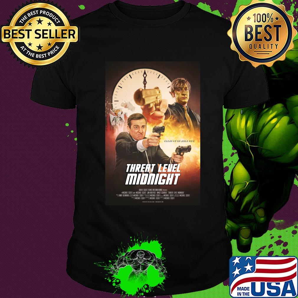 Clean up on aisle five threat level midnight shirt