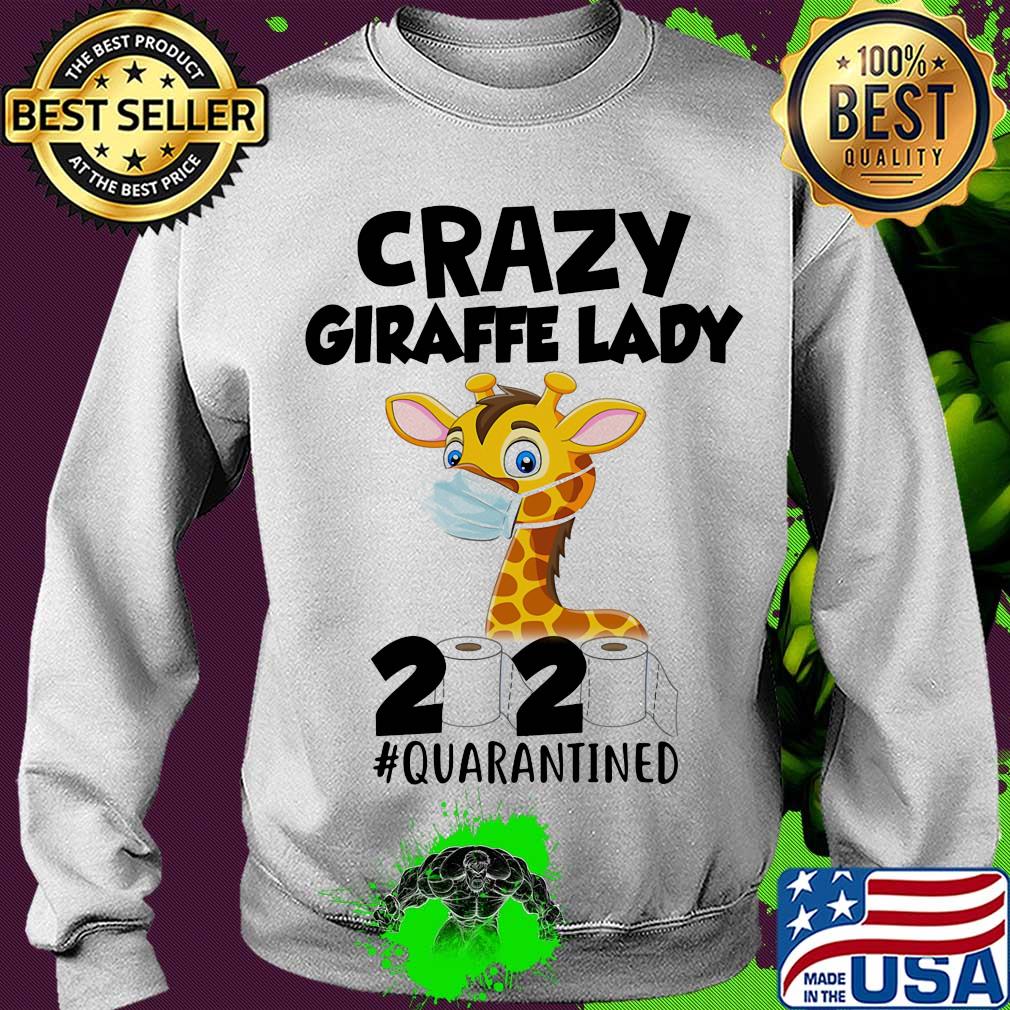 Crazy giraffe lady mask 2020 toilet paper quarantined s Sweater Crazy giraffe lady mask 2020 toilet paper quarantined s Sweater