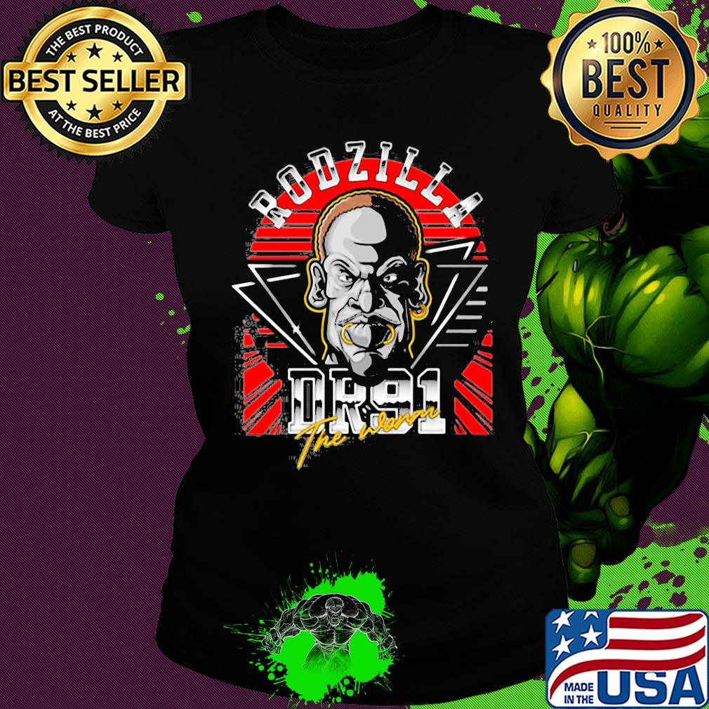 Dennis Rodman Rodzilla DR91 s Ladies tee Dennis Rodman Rodzilla DR91 s Ladies tee