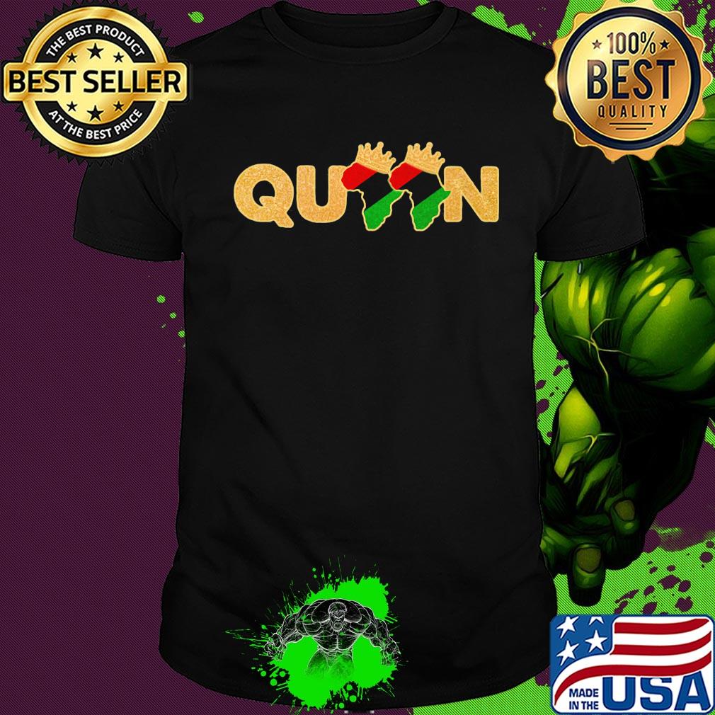 Diamond crown queen map shirt