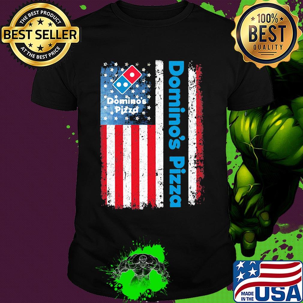 Domino’s pizza american flag shirt