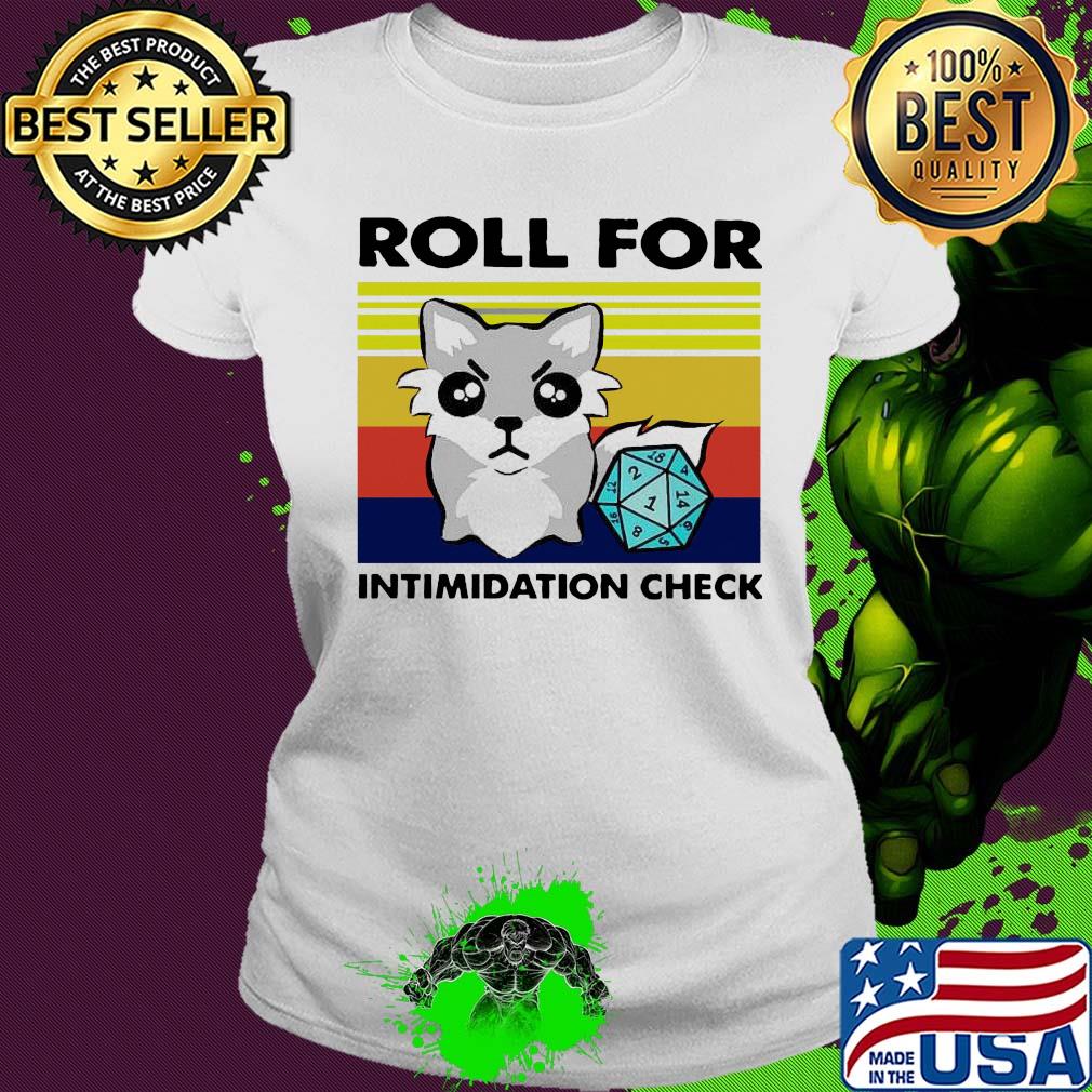 Fox roll for intimidation check vintage s Ladies tee Fox roll for intimidation check vintage s Ladies tee