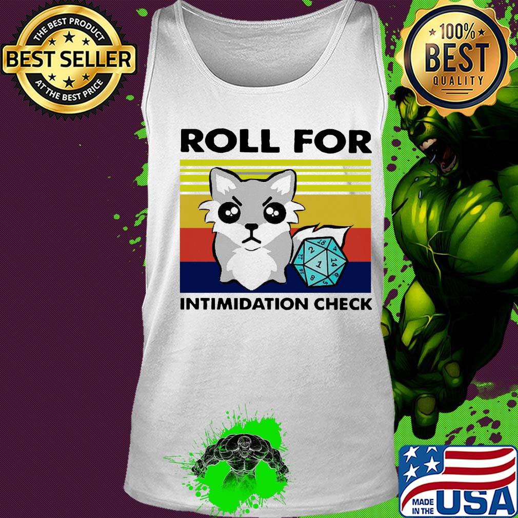 Fox roll for intimidation check vintage s Tank top Fox roll for intimidation check vintage s Tank top