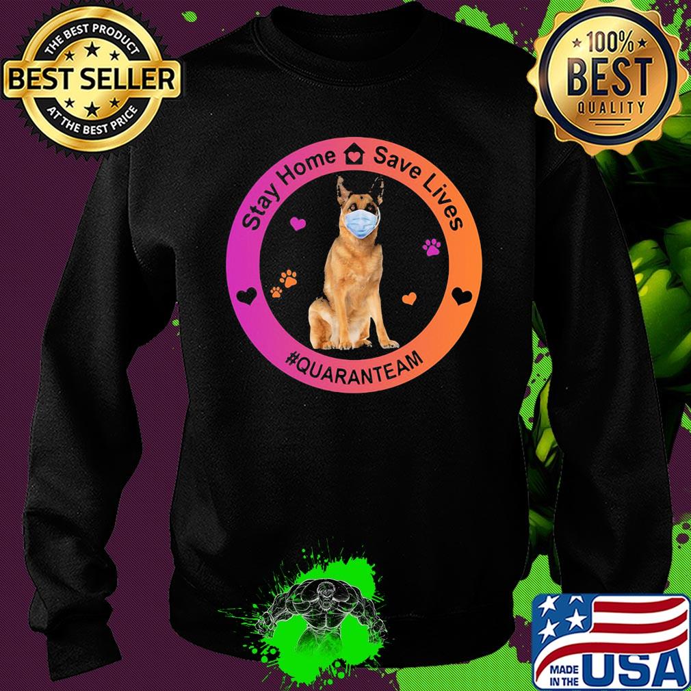 German shepherd stay home save lives quaranteam covid-19 s Sweater German shepherd stay home save lives quaranteam covid-19 s Sweater