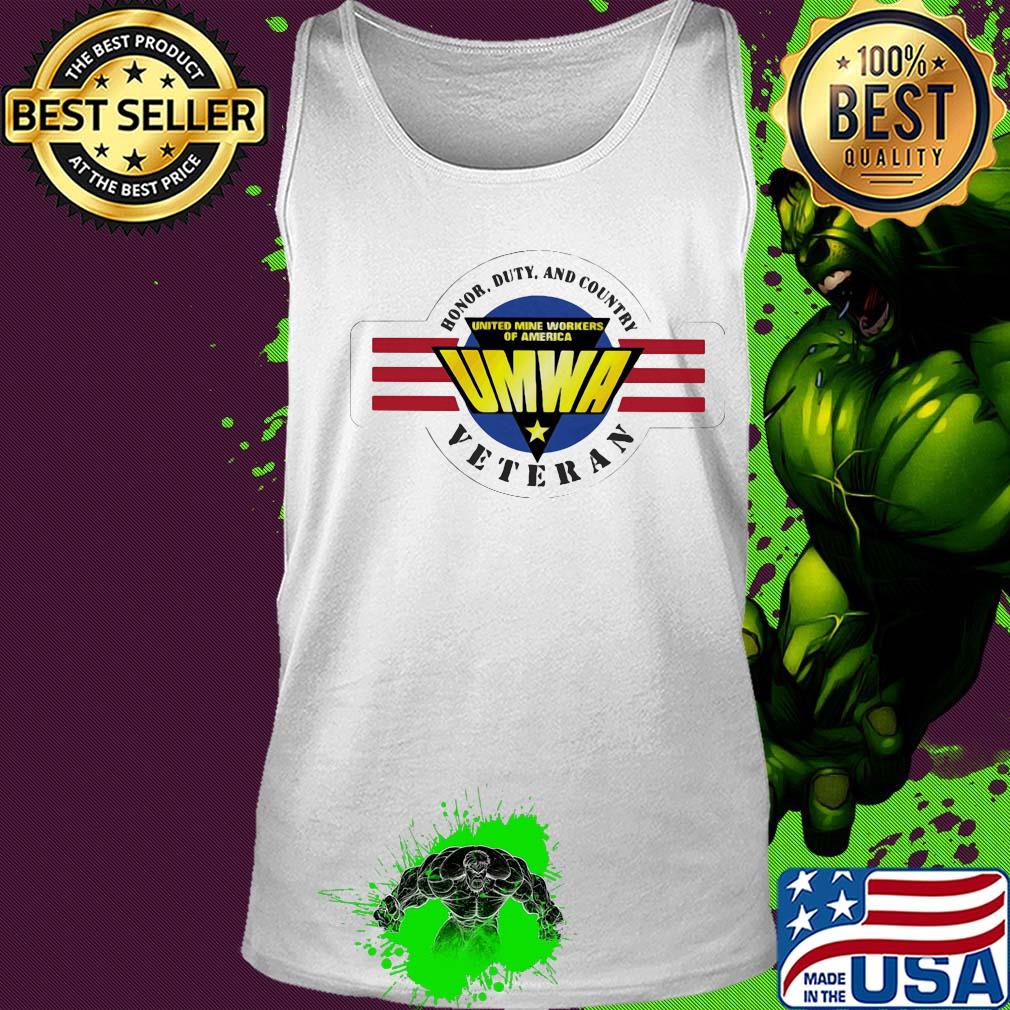 Honor duty and country veteran United Mine Workers Of America s Tank top Honor duty and country veteran United Mine Workers Of America s Tank top