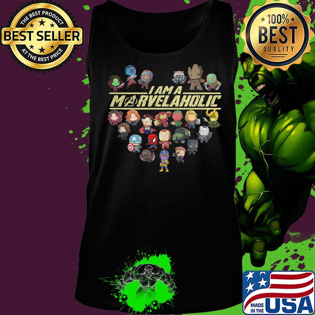 I am a Marvelaholic heart s Tank top I am a Marvelaholic heart s Tank top