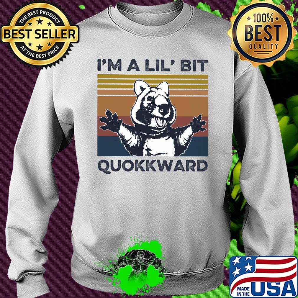 I'm a Lil' bit Quokkward Animal vintage s Sweater I'm a Lil' bit Quokkward Animal vintage s Sweater
