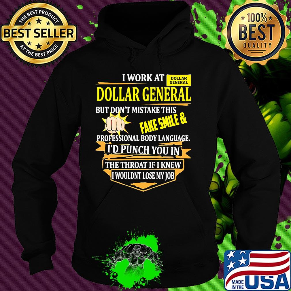 I work at dollar general i use excessive sarcasm at work because punching someone in ther mouth is frowned upon by management logo s Hoodie I work at dollar general i use excessive sarcasm at work because punching someone in ther mouth is frowned upon by management logo s Hoodie