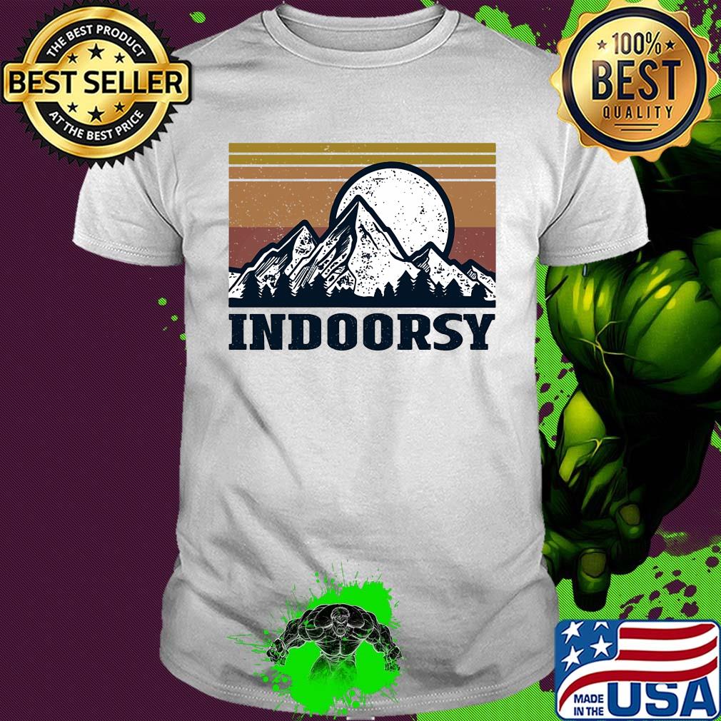 Indoorsy for the Basic City Girl Mountain Vintage shirt