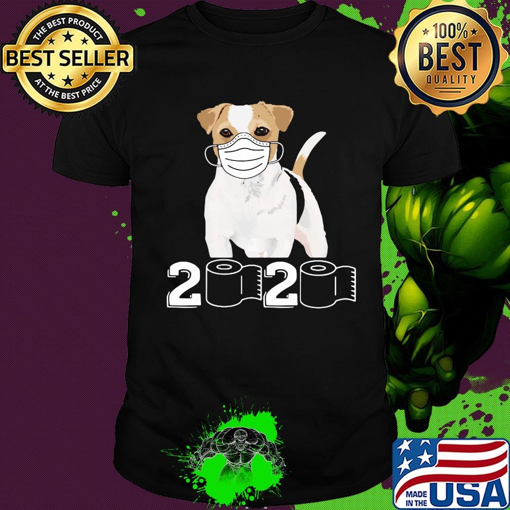 Jack Russell mask 2020 toilet paper shirt