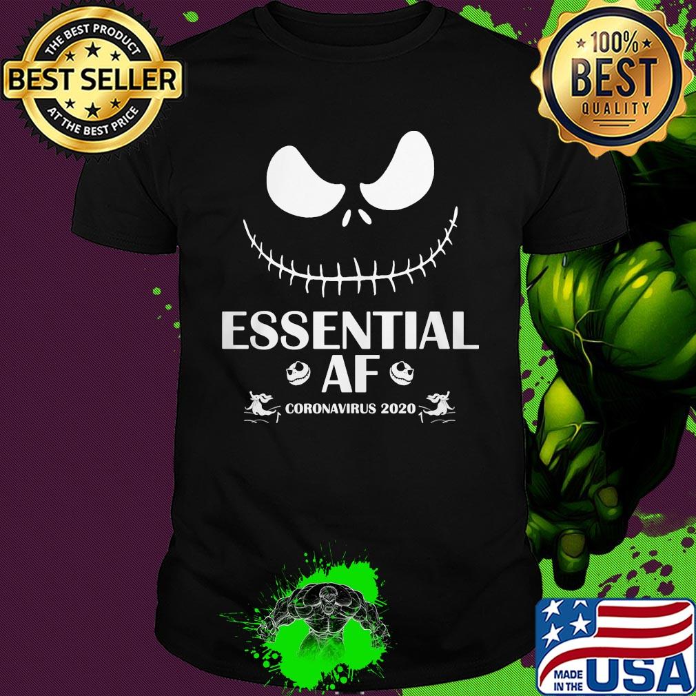 Jack skellington essential af coronavirus 2020 shirt Jack skellington essential af coronavirus 2020 shirt