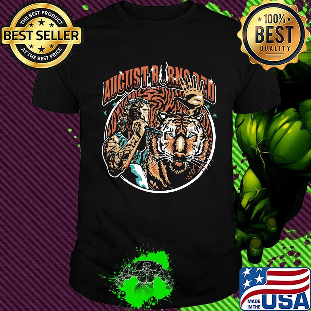 Joe exotic tiger king august burns red metal king breakdowns mayhem and madness shirt