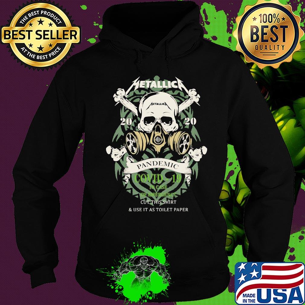 Metallic 2020 pandemic Covid-19 in case skull s Hoodie Metallic 2020 pandemic Covid-19 in case skull s Hoodie