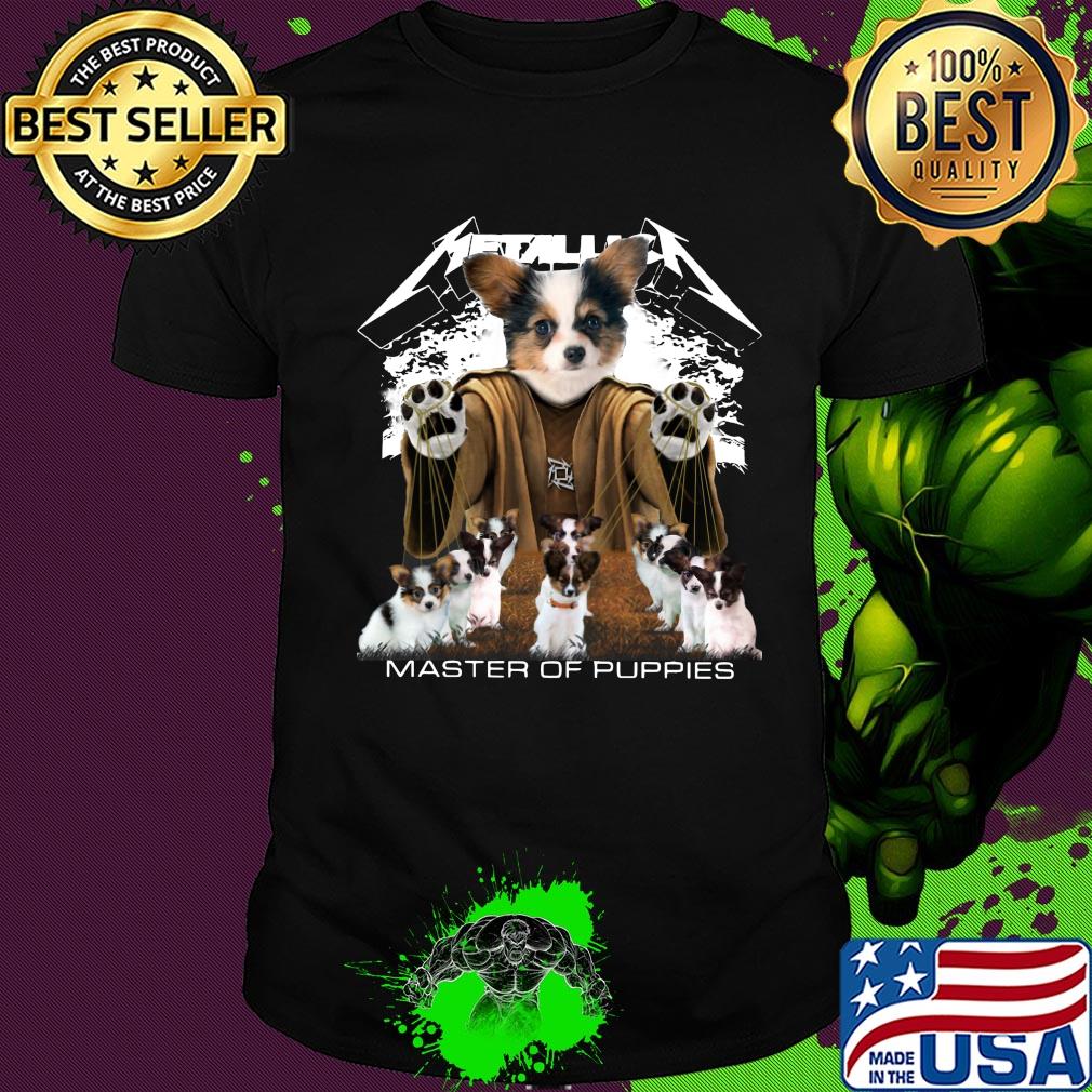 Metallic Papillon Master of puppies shirt